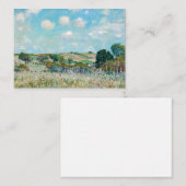 Carte De Correspondance Alfred Sisley - Le pré (Devant / Derrière)