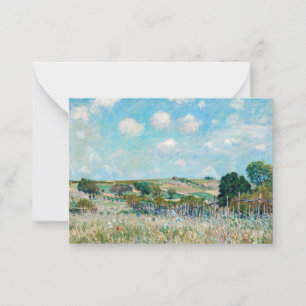 Carte De Correspondance Alfred Sisley - Le pré