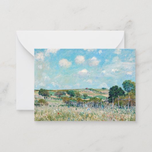 Carte De Correspondance Alfred Sisley - Le pré (Devant)