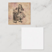 Carte De Correspondance Alice au pays des merveilles Boire moi bouteille (Devant / Derrière)