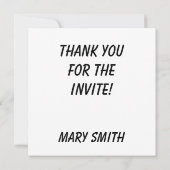 Carte De Correspondance All Booked  (Dos)