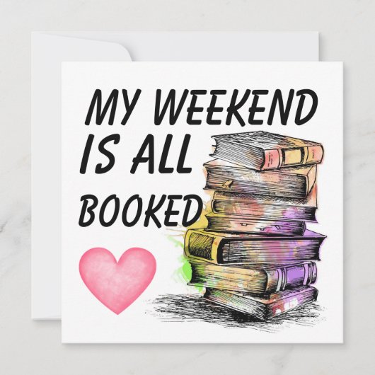 Carte De Correspondance All Booked  (Devant)