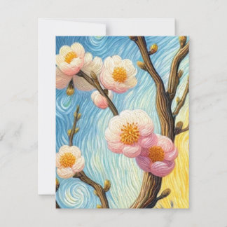 Carte De Correspondance Almond Blossoms