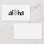 Carte De Correspondance Aloha (Devant / Derrière)