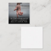 Carte De Correspondance Am Ende avec alles gut sein (Devant / Derrière)