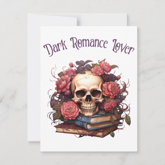 Carte De Correspondance Amant de Romance Sombre (Devant)