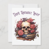 Carte De Correspondance Amant de Romance Sombre (Dos)