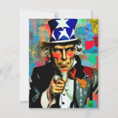 Carte De Correspondance American Uncle Sam (Devant)