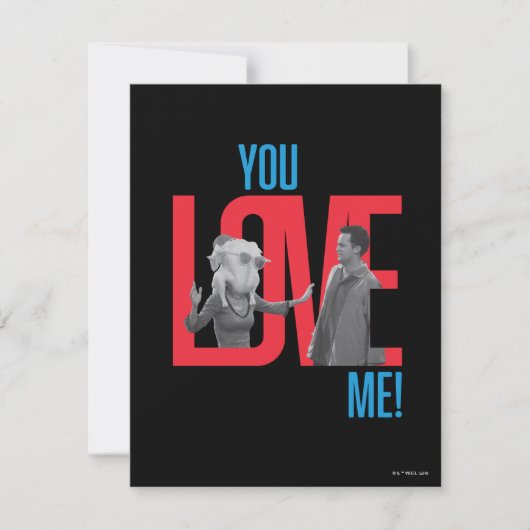 Carte De Correspondance AMIS™ | Citation You Love Me (Devant)