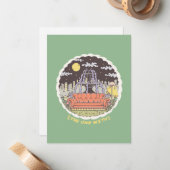 Carte De Correspondance AMIS™ | Fontaine de dessin (Devant/Arrière en situation)