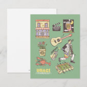 Carte De Correspondance AMIS™ | Graphique d'icônes de dessin (Devant / Derrière)