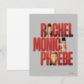 Carte De Correspondance AMIS™ | Rachel, Monica & Phoebe (Devant / Derrière)
