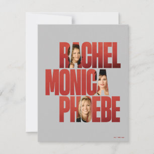 Carte De Correspondance AMIS™   Rachel, Monica & Phoebe