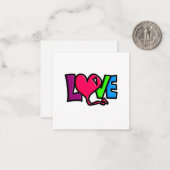 Carte De Correspondance Amour (Devant/Arrière en situation)