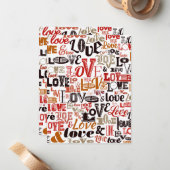 Carte De Correspondance Amour 1 (Devant/Arrière en situation)