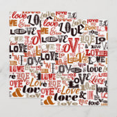 Carte De Correspondance Amour 1 (Devant / Derrière)