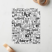 Carte De Correspondance Amour 3 (Devant/Arrière en situation)