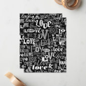 Carte De Correspondance Amour 4 (Devant/Arrière en situation)