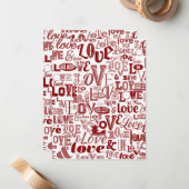 Carte De Correspondance Amour 6 (Devant/Arrière en situation)