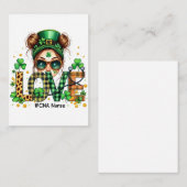 Carte De Correspondance Amour Infirmière CNA Santé Saint-Patrick (Devant / Derrière)