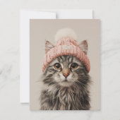 Carte De Correspondance Amoureux de Chats Mignons (Devant)