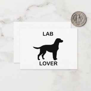 Carte De Correspondance amoureux du labrador