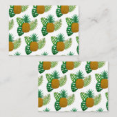 Carte De Correspondance Ananas tropicaux (Devant / Derrière)