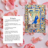 Carte De Correspondance Angelus Vierge Marie Annonciation Prière catholiqu