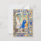 Carte De Correspondance Angelus Vierge Marie Annonciation Prière catholiqu (Devant)