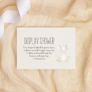 Carte De Correspondance Animaux de ferme Pré amis Baby Display Douche