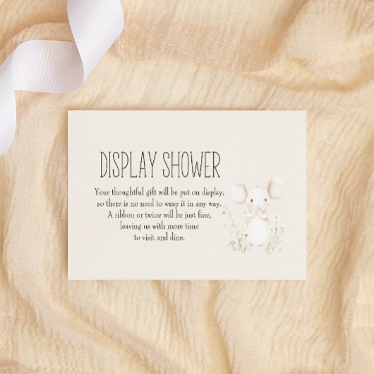 Carte De Correspondance Animaux de ferme Pré amis Baby Display Douche