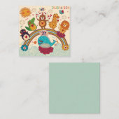 Carte De Correspondance Animaux décoratifs (Devant / Derrière)