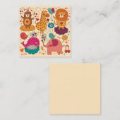 Carte De Correspondance Animaux décoratifs (Devant / Derrière)