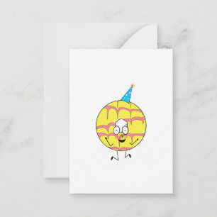 Carte De Correspondance anneau de fête, thème de cookie amusant