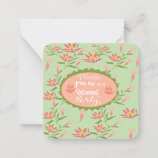 Carte De Correspondance Appel de retraite (Devant)