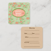 Carte De Correspondance Appel de retraite (Devant / Derrière)