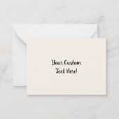 Carte De Correspondance Appréciation de l'ergothérapeute sur mesure (Dos)