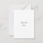 Carte De Correspondance Aqua Periwinkle Yellow Aquarelle tiges (Dos)