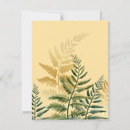 Carte De Correspondance Aquarelle Arbres 2 (Devant)