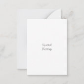 Carte De Correspondance Aquarelle Arbres Persistants Pinceaux 2  (Dos)