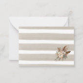 Carte De Correspondance Aquarelle Chute dans l'amour nuptiale DoucheFleur  (Dos)