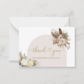 Carte De Correspondance Aquarelle Chute dans l'amour nuptiale DoucheFleur  (Devant)