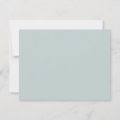 Carte De Correspondance Aquarelle Dip Dye Sage Vert Ombre Élégant (Dos)