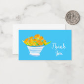 Carte De Correspondance Aquarelle d'orange (Devant/Arrière en situation)