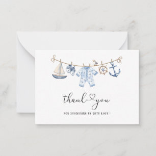 Carte De Correspondance Aquarelle Elégante ahoo c'est un baby shower Garço