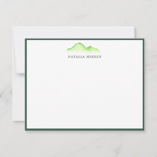 Carte De Correspondance Aquarelle Iles