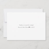 Carte De Correspondance Aquarelle marguerite | Merci floral (Dos)