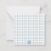 Carte De Correspondance Aquarelle Monogramme Cimier initial Cadeau Cimier (Dos)