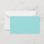 Carte De Correspondance Aquarelle Rose d'or (Dos)