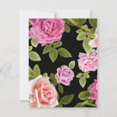 Carte De Correspondance Aquarelle Roses 20 (Dos)